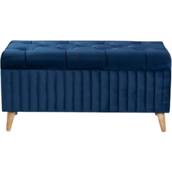 Baxton Studio Hanley Storage Bench 39.4x39.4"