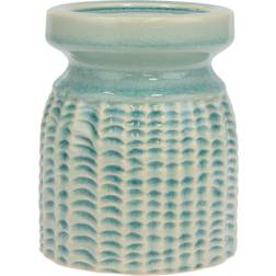 Stonebriar Collection 5.5" Decorative Ceramic Pillar Candle Holder 14cm