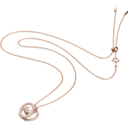 Swarovski Generation Pendant Nacklace - Rose Gold/Transparent