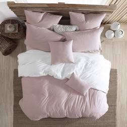 Swift Home Valatie Duvet Cover Pink, White (228.6x228.6)