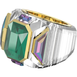 Swarovski Chroma Cocktail Ring - Gold/Green