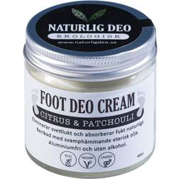 Naturlig Deo Ekologisk Foot Deo Cream Citrus & Patchouli 60ml