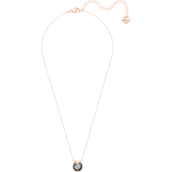 Swarovski Bella V Pendant Necklace - Rose Gold/Transparent/Grey