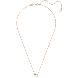 Swarovski Stilla Pendant Necklace - Rose Gold/Transparent