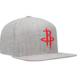 Mitchell & Ness Houston Rockets Team Logo Snapback Hat Men - Heathered Gray