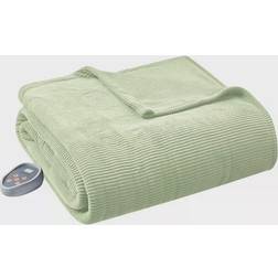 Beautyrest Electric Ultra Soft Micro Fleece Heated Blankets Green (254x228.6)