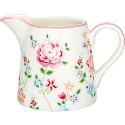 Greengate Columbine Hvid/Mønster Flødekande