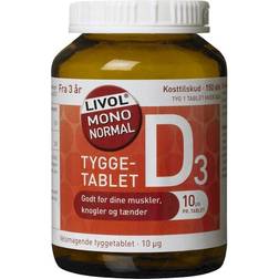 Livol Mono Normal D-Vitamin Tyggetablet 150 stk