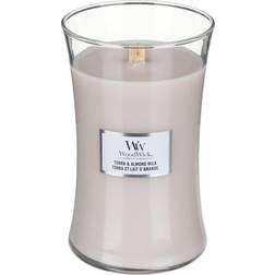 Woodwick Tonka & Almond Milk Scented Candle