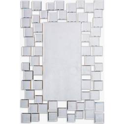 Gallery Direct Regan Medium Rectangle Silver Wall Mirror