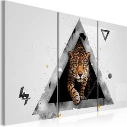 Arkiio Grönögda gepard 60x40 Tavla