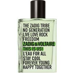 Zadig & Voltaire This Is Us! L'Eau Eau De Toilette Unisex 50 ml 50ml