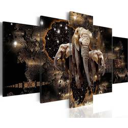 Arkiio Brown Elephants 200x100 Tavla 200x100cm