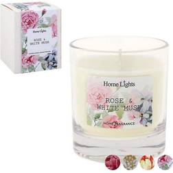 BigBuy Home Rose & white Musk Doftljus