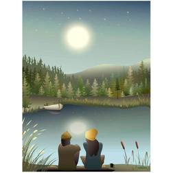 Vissevasse Moonlight With You Plakat 30x40cm