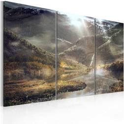 Arkiio The land of mists triptych 60x40 Tavla