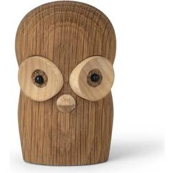 Gunnar Flørning Gunnar flørning Hornugle Egetræ 6 cm Dekorationsfigur