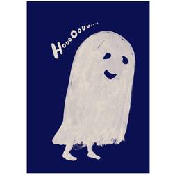 Paper Collective HouoOouu white Plakat 30x40cm