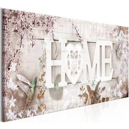 Arkiio Home and Hummingbirds (1 Part) Beige Narrow 120x40 Tavla 120x40cm