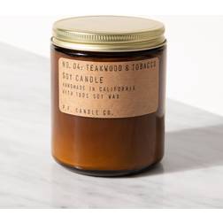 P.F. Candle Co Teakwood and Tobacco 7.2 Soy Doftljus