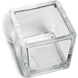 "Glasstage til fyrfadslys 5x5cm" Fyrfadsstage