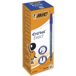 Bic Cristal Exact Ballpoint Pen Blue PK20