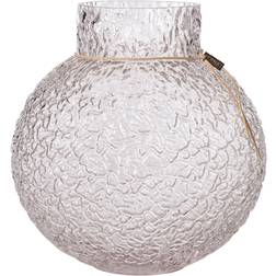 Ernst Patterned Structure Clear Vase 30cm