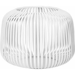 Blomus Lito in White, Size X-Small: 5.5" Diameter Lantern