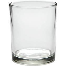 Creativ Company glas diameter 7 cm højde 8,4 cm 12 stk Fyrfadsstage