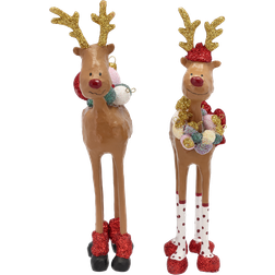 Medusa Copenhagen Mr. & Mrs. Rudolf 2022 Julepynt 18cm 2stk