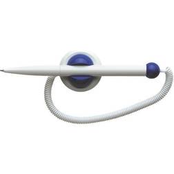 Schneider Kugelschreiber Klick-Fix-Pen blau mit Teleschnur