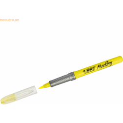 Bic Highlighter Flex, 12 stk, Gul, Penselspids, Gul, Plast, 1 mm