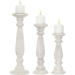 Olivia & May Stella Eve Column 3-piece Set, White, Medium Medium