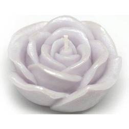 Zest Candle CFZ-073 3 in. Purple Rose Floating -12pc Candle 1.5" 12