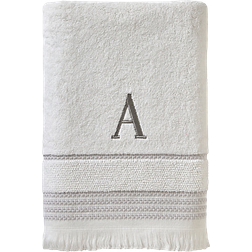 SKL Home Monogram A Bath Towel White (137.16x71.12cm)