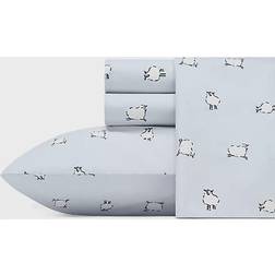 Poppy & Fritz Sheep Bed Sheet Blue (243.84x205.74cm)