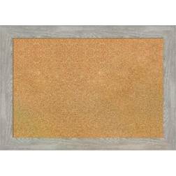 Amanti Art Dove Greywash Narrow Framed Cork Board Notice Board 27.5x19.5"