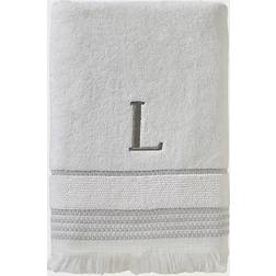 SKL Home Monogram L Bath Towel White (137.16x71.12cm)