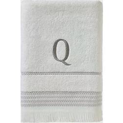 SKL Home Monogram Q Bath Towel White (137.16x71.12cm)