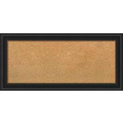 Amanti Art Manhattan Black Framed Cork Board Notice Board 33.9x15.9"