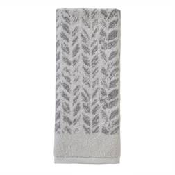 SKL Home Distressed Leaves Guest Towel Grey (66.04x40.64cm)