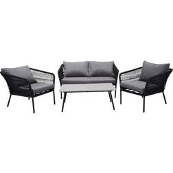 Venture Design Lindos Lounge-Set, 1 Bord inkl. 2 Stolar & 1 Soffor