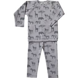 Snoozebaby Organic Pyjama - Safari Grey