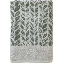 SKL Home Distressed Leaves Bath Towel Green (137.16x71.12cm)