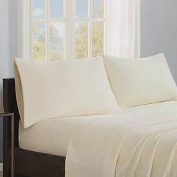 Sleep Philosophy Micro Fleece Bed Sheet Beige (259.08x228.6)