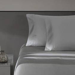 Vera Wang Solid 800-Thread-Count Drap Gris (259.08x238.76cm)