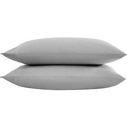 Vera Wang Solid 800-Thread-Count Pillow Case Gray (50.8x81.28)