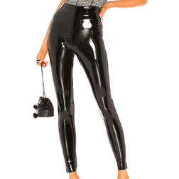 Commando Control Top Faux Patent Leather Leggings - Black