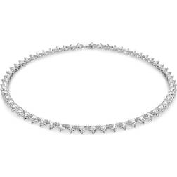 Swarovski Ortyx Triangle Cut Necklace - Silver/Transparent