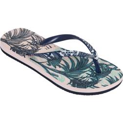 Olaian Girl's Flipflop 190 - Desert Rose/Galaxy Blue